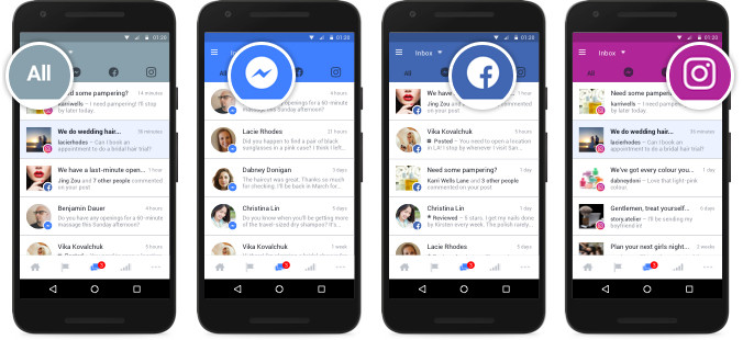 Facebook réunit toutes les conversations de ses services