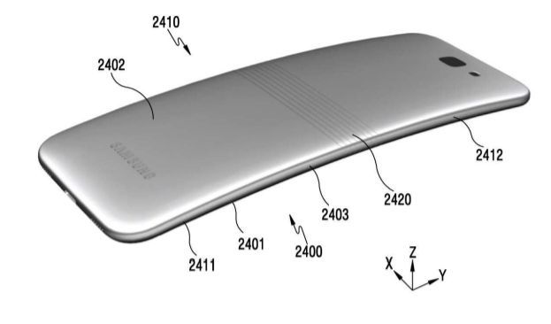 Samsung brevette téléphone pliable