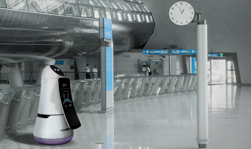 LG Airport Guide Robot 01