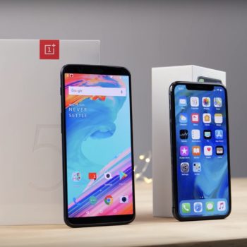 iphone x oneplus 5t vitesse reelle utilisation