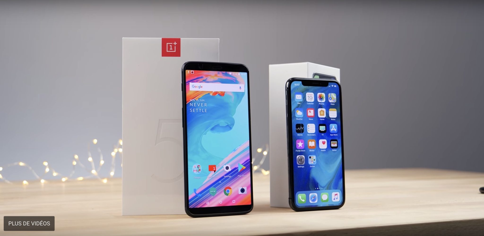 iphone x oneplus 5t vitesse reelle utilisation