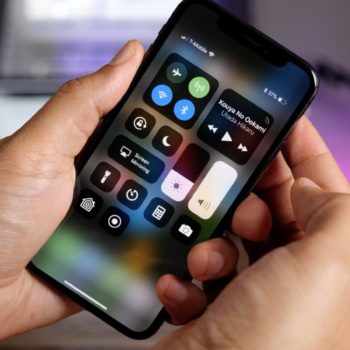 iphone x control center