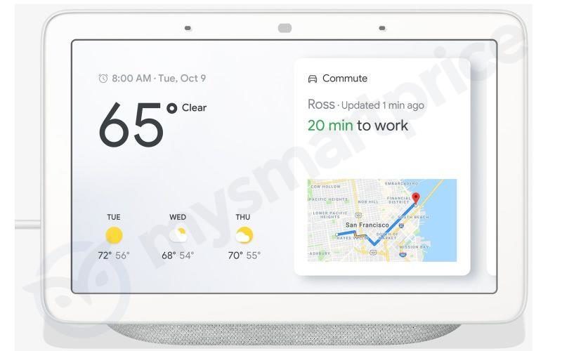 Google Home Hub Leak Front