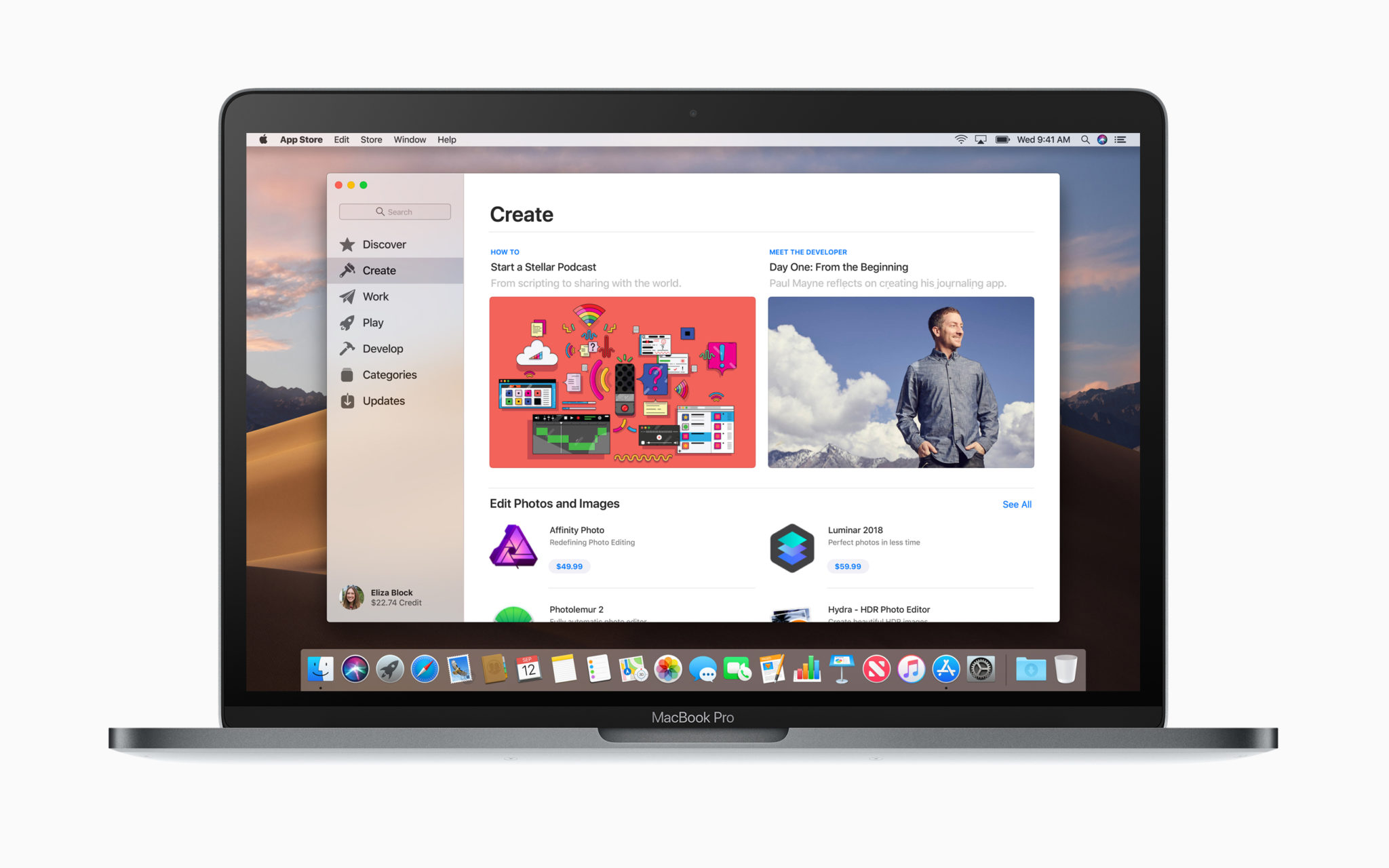 macOS Mojave App Store iMac Pro screen 09242018