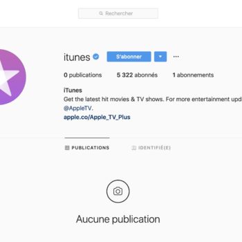 apple a vide pages facebook et instagram pour itunes 1