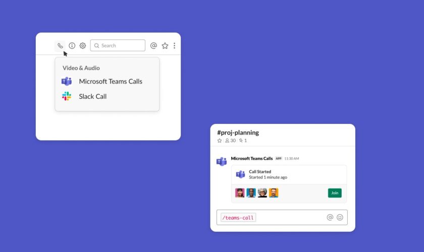 Slack lance l'intégration des appels pour Microsoft Teams, Zoom, et d