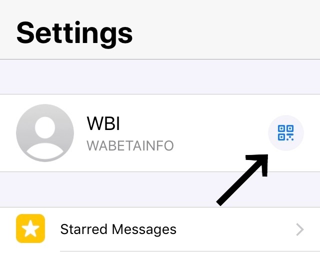 WASettings QR IOS