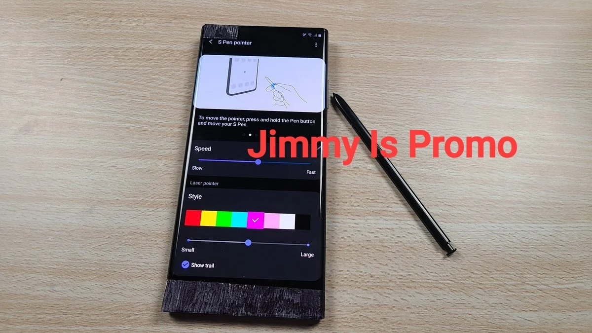 Galaxy Note 20 ultra s pen point