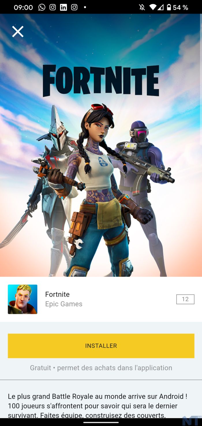 Comment installer Fortnite sur Android en dehors du Play Store