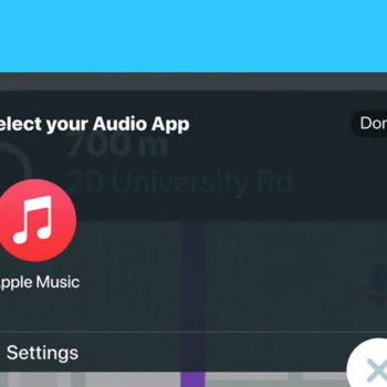 Waze apple music