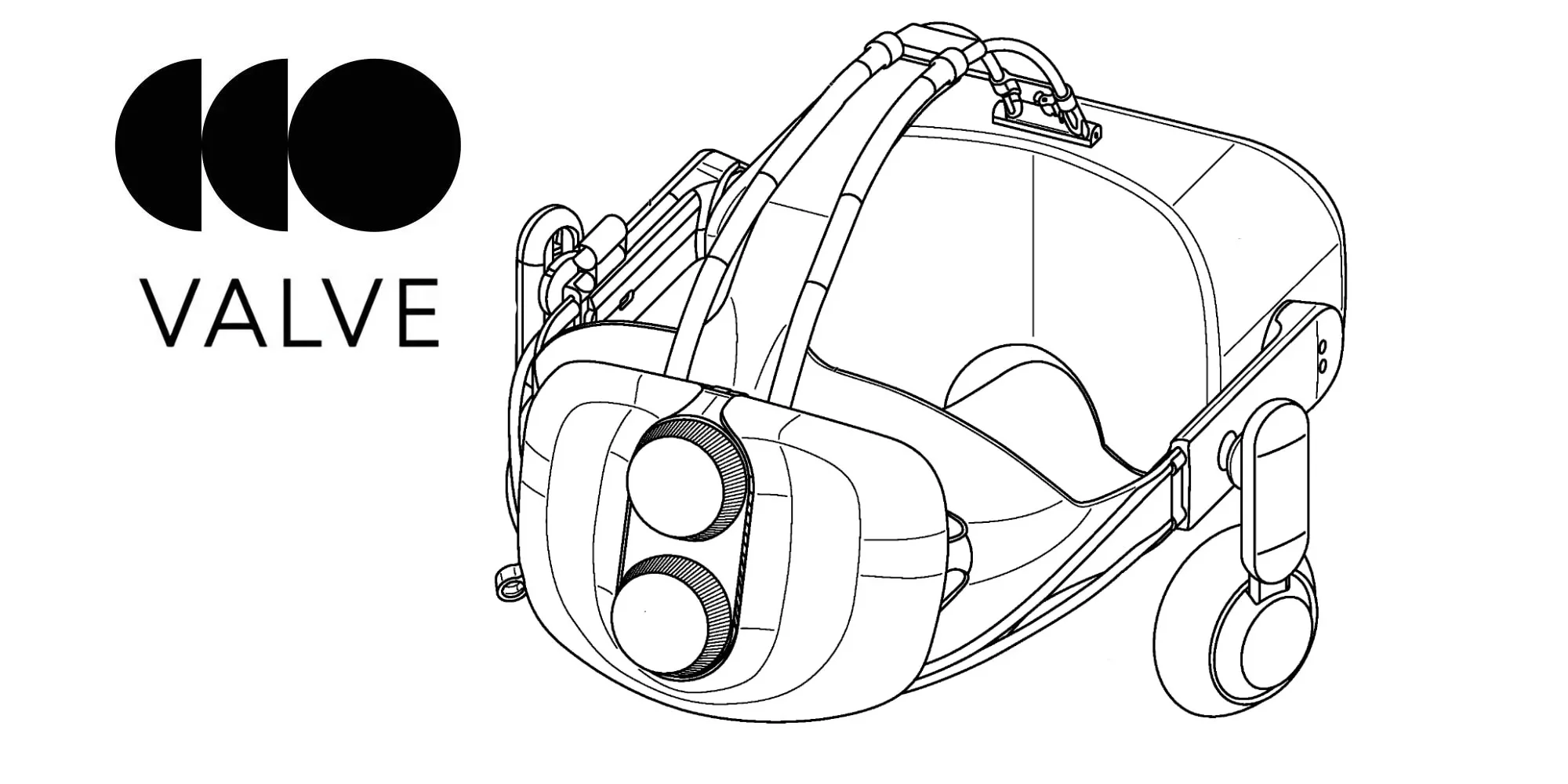 Valve VR headset back headstrap