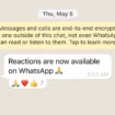 WhatsApp Reactions Emojis