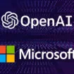 OpenAI and MIcrosoft logos appea