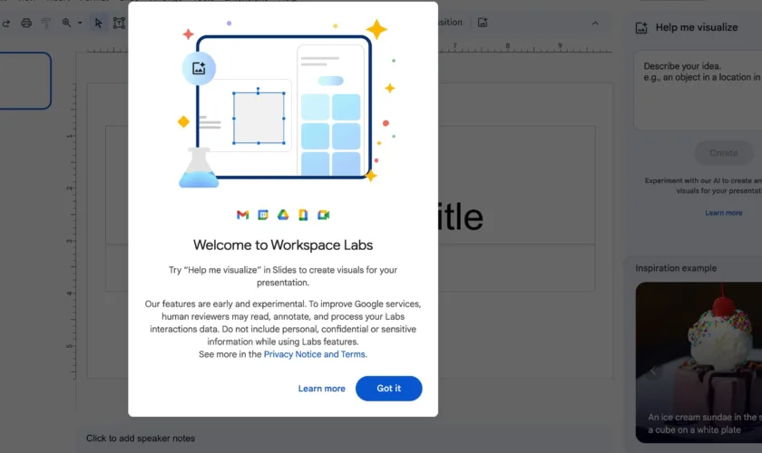 Google Slides AI image 1