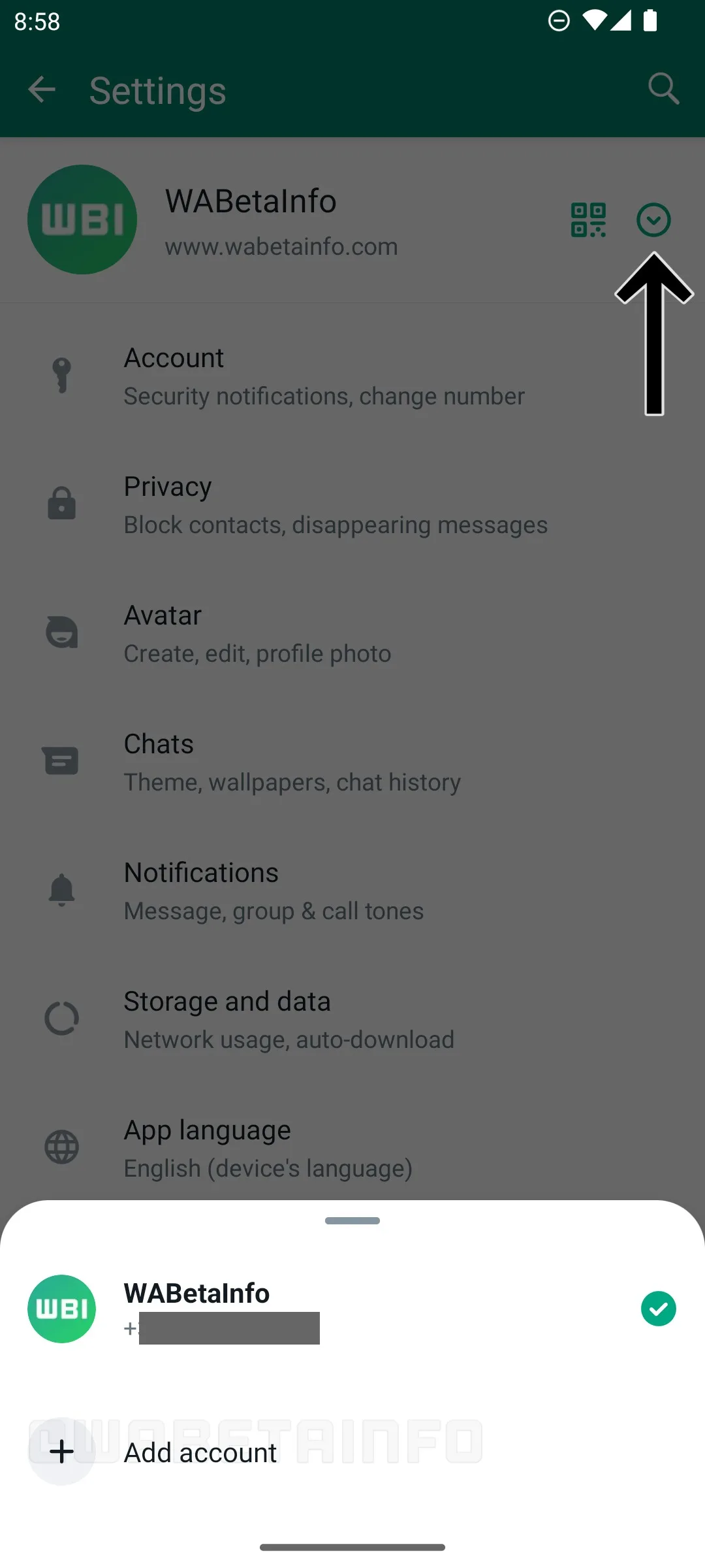 WA MULTI ACCOUNT FEATURE ANDROID jpg