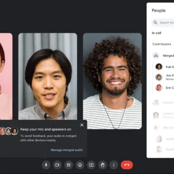 Google Meet lance l’audio adaptatif pour des réunions sans écho