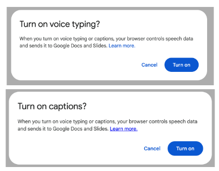 Expanding voice typing and automatic captions to additional browsers