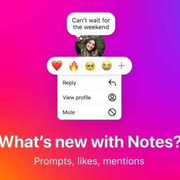 Instagram réinvente Notes : Prompts, likes et mentions @ pour des conversations plus engagées