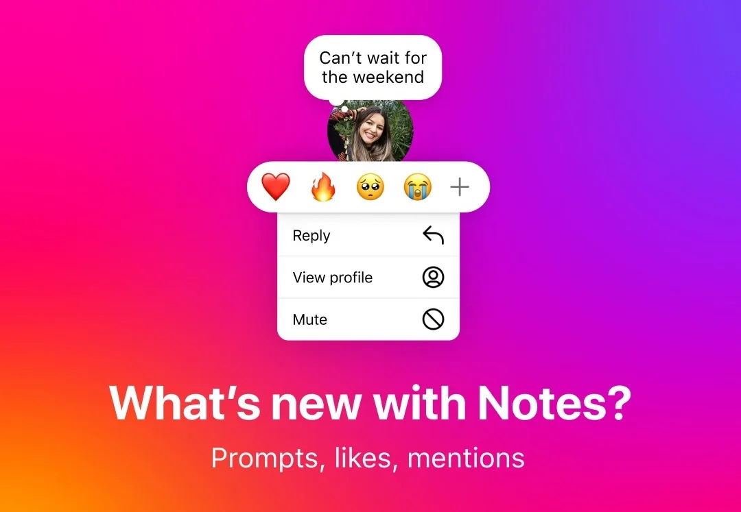 Instagram réinvente Notes : Prompts, likes et mentions @ pour des conversations plus engagées