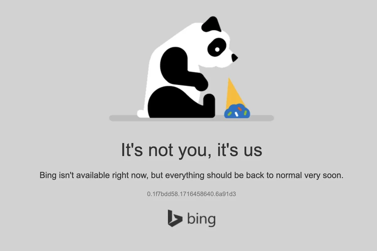 Panne de l’API Bing : DuckDuckGo, Ecosia et Copilot de Microsoft impactés
