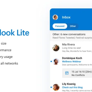 Outlook Lite intègre la messagerie SMS pour les appareils Android d'entrée de gamme