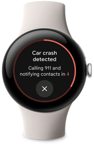 PixelWatch2 Car Crash Detection