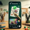 WhatsApp améliore son éditeur de dessin avec une fonction de choix de couleur