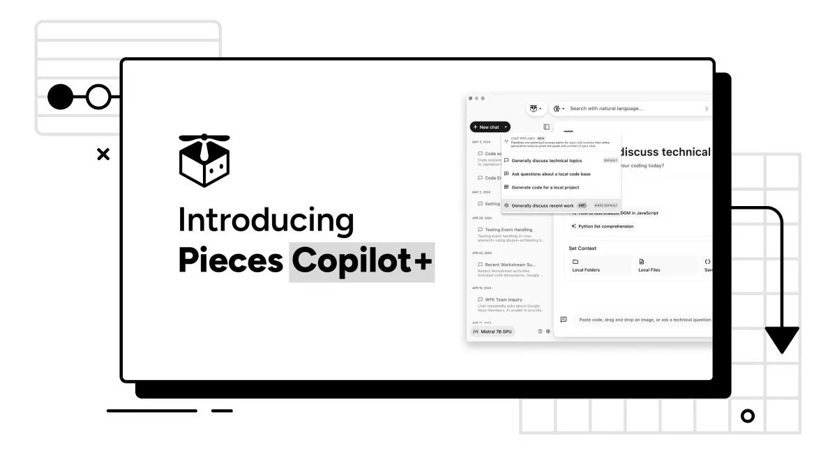 L'assistant de codage IA Pieces, une alternative à GitHub Copilot