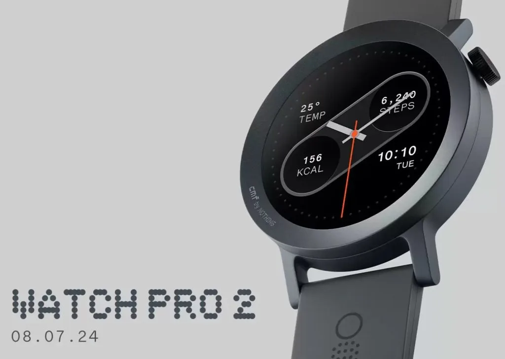 La CMF Watch Pro 2 se vantera d'un écran AMOLED de 1,32 pouces