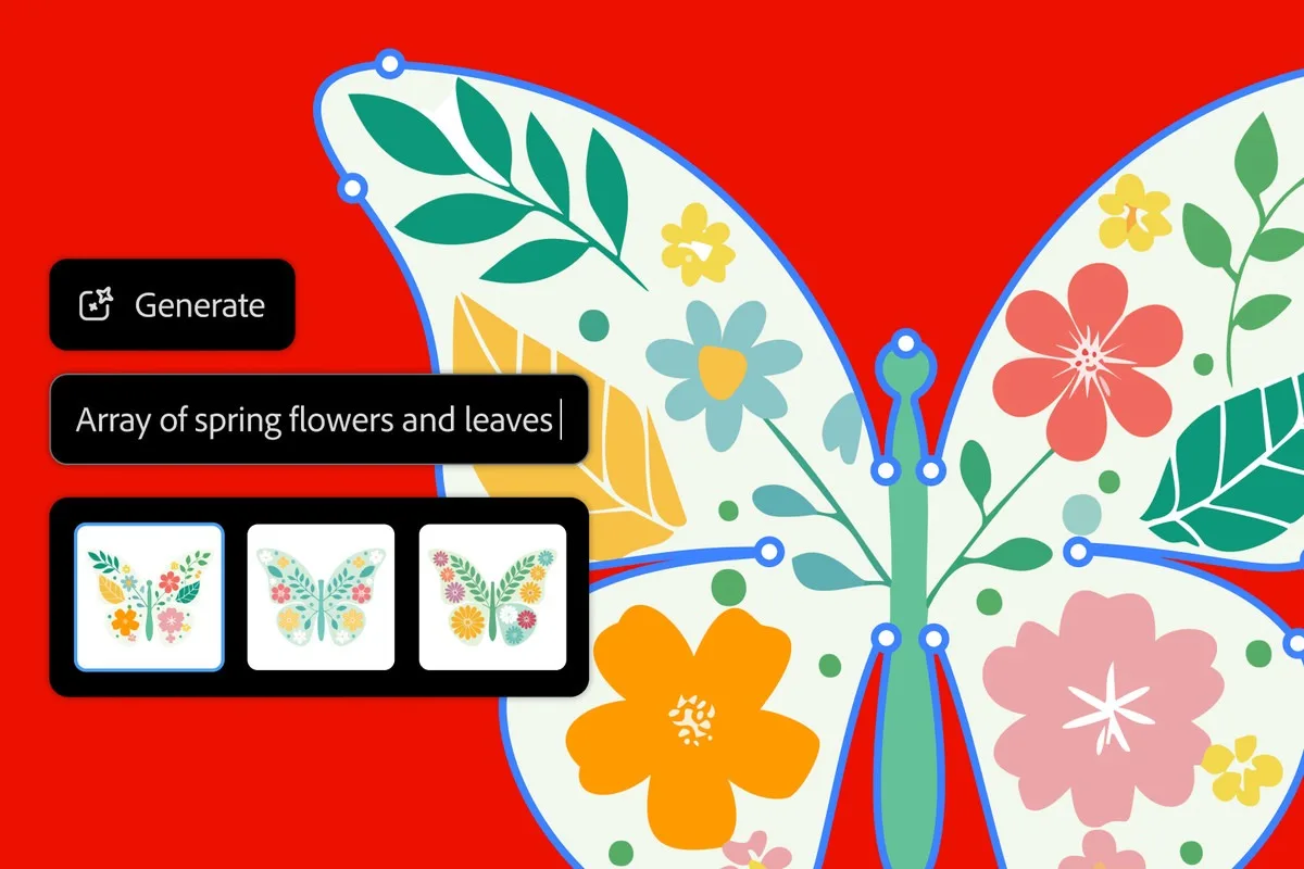 Adobe Illustrator révolutionne le design avec le Remplissage génératif de forme