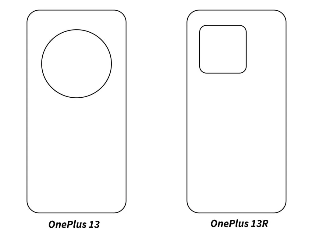 OnePlus 13 and OnePlus 13R sketc jpg