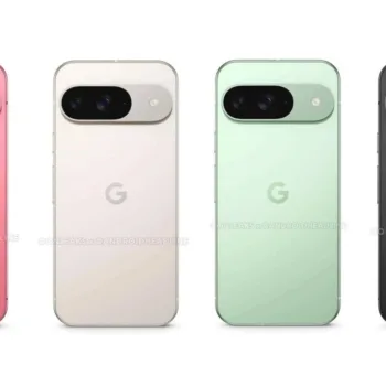 Google Pixel 9 : Aperçu des quatre couleurs et du design innovant