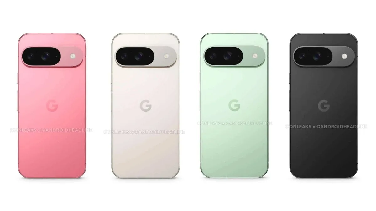 Google Pixel 9 : Aperçu des quatre couleurs et du design innovant