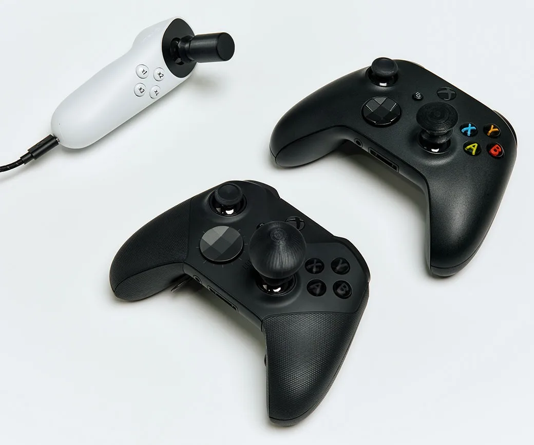 Microsoft améliore l’accessibilité sur Xbox avec des joysticks adaptatifs et des fichiers 3D