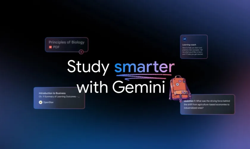 Mieux étudier avec Gemini : Les nouvelles fonctionnalités de Google pour les étudiants