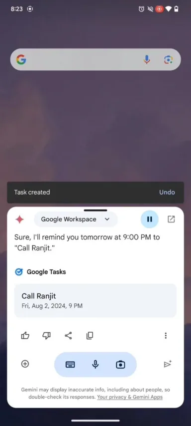 Gemini Google Tasks Extension 5 jpg