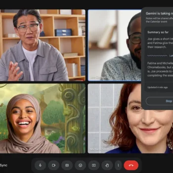 Google Meet facilite les réunions avec une prise de notes automatisée par l’IA