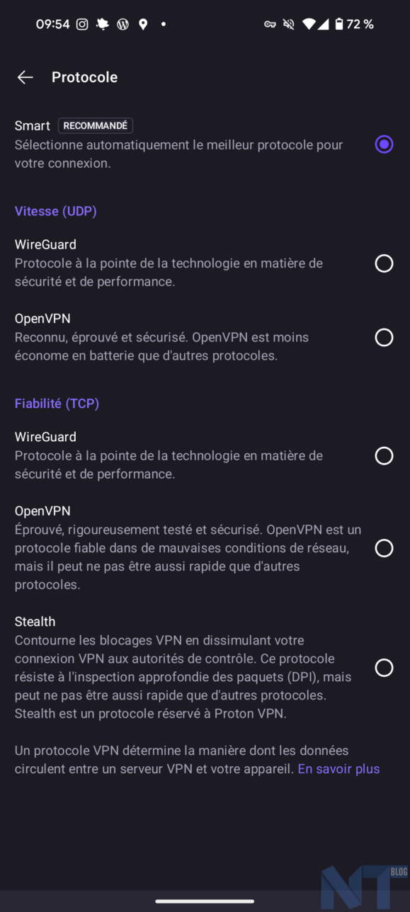 Proton VPN Android 2