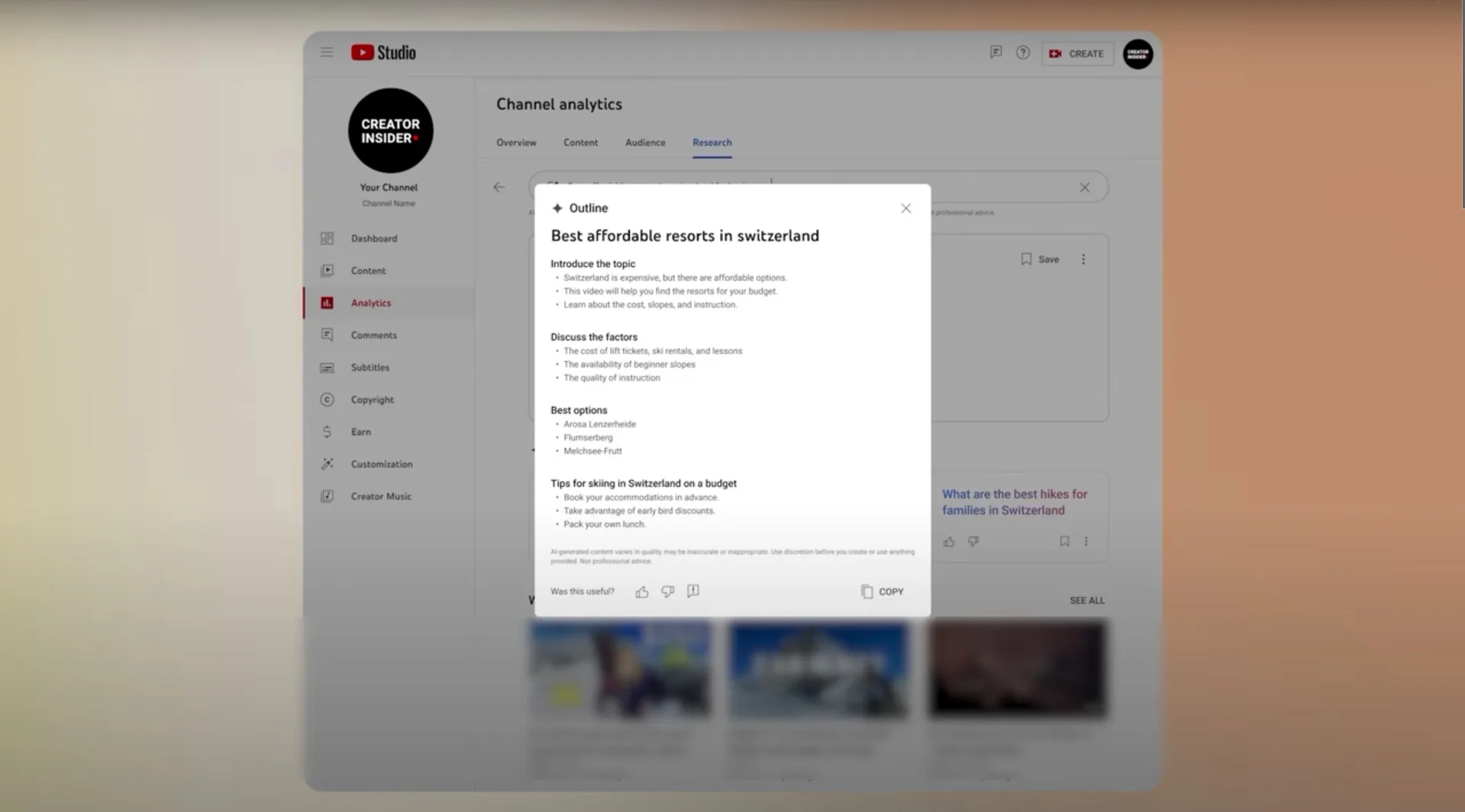 YouTube introduit « Brainstorm with Gemini » pour aider les créateurs de contenu