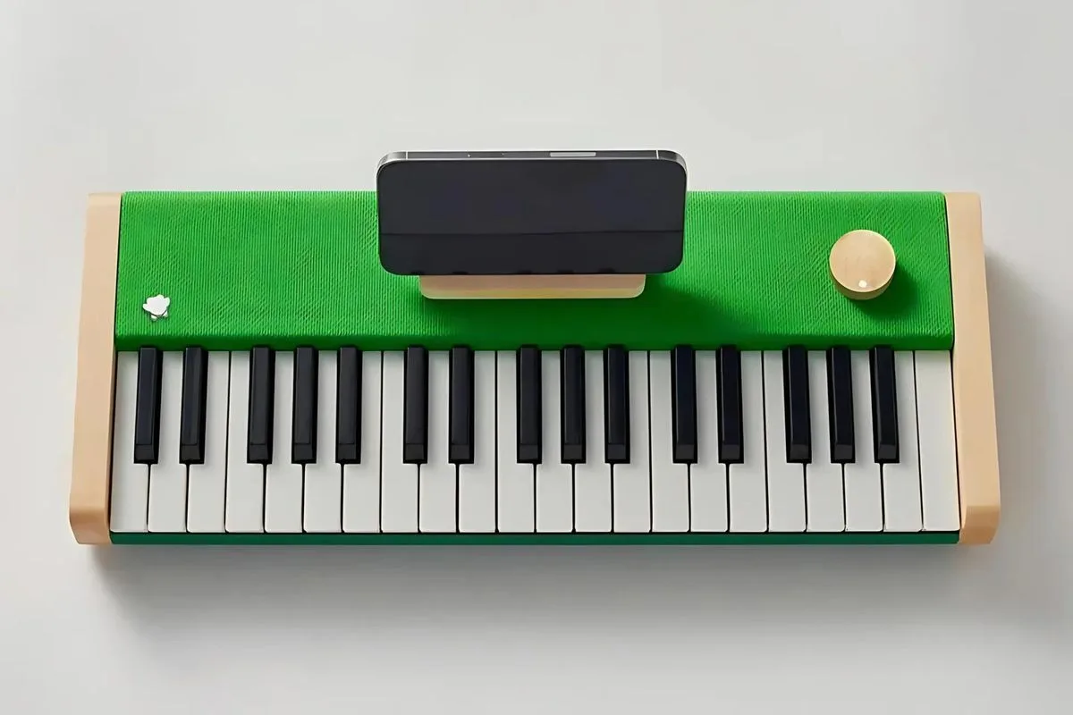 Loog x Duolingo Piano with phone jpg