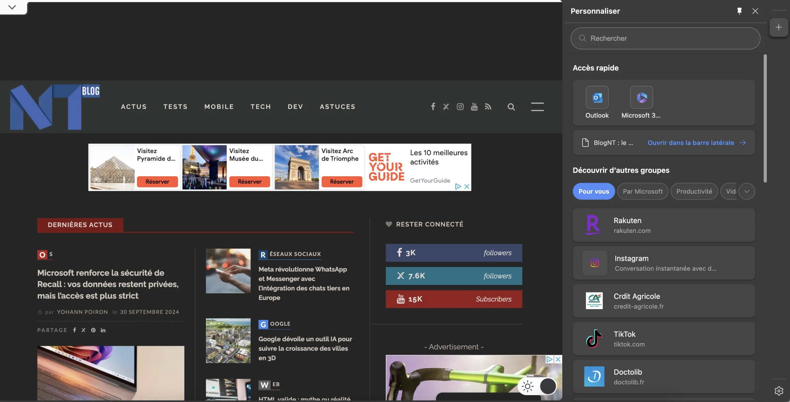 Microsoft Edge fait le ménage : la barre latérale disparaît, place à la performance !