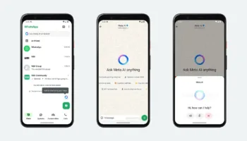 WhatsApp déploie un mode de chat vocal pour interagir avec Meta AI