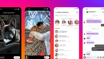 Instagram renforce les DMs avec la retouche photo et des stickers personnalisés