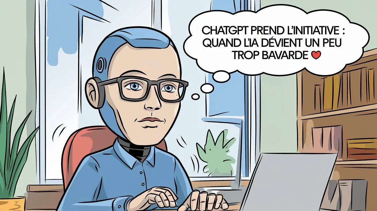 ChatGPT prend l'initiative : Quand l'IA devient un peu trop bavarde 🤖💬