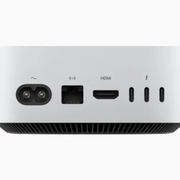 Mac mini M4 : Le bouton d'alimentation se cache sous l'appareil !