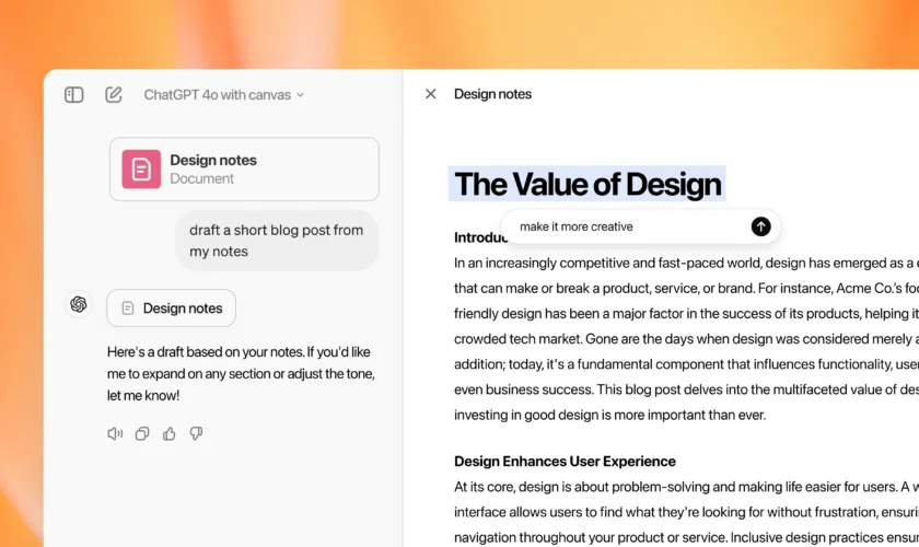 Boostez votre productivité avec ChatGPT Canvas : l'IA de OpenAI à votre service