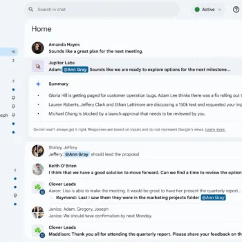 Google Chat introduit les résumés Gemini : Rattrapez rapidement vos conversations non lues