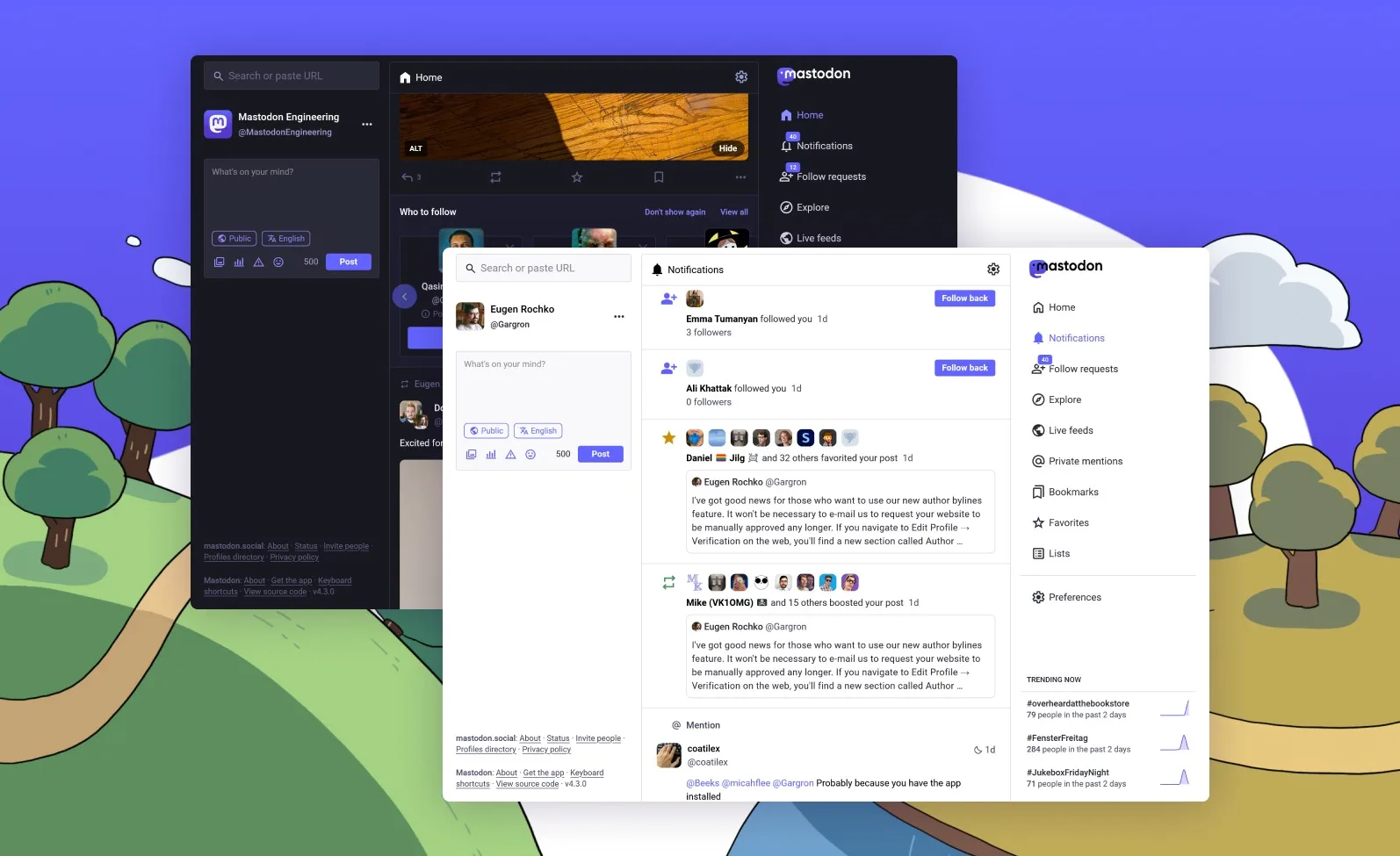 Mastodon 4.3 : Notifications regroupées, design repensé et plus de liberté pour les utilisateurs