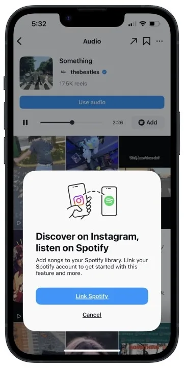 instagram spotify add favorites 2 jpg