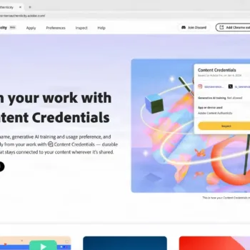 Adobe Content Authenticity : Protégez vos créations de l'IA générative